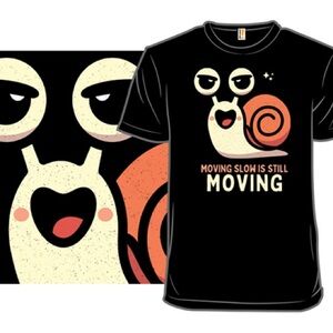 🐌 PORT & Co. • “Moving Slow…” Graphic T-Shirt